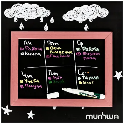 Маркер меловой "Chalk Marker" белый - фото 8