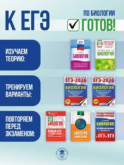 ЕГЭ. Биология. Новый полный справочник для подготовки к ЕГЭ - фото 7