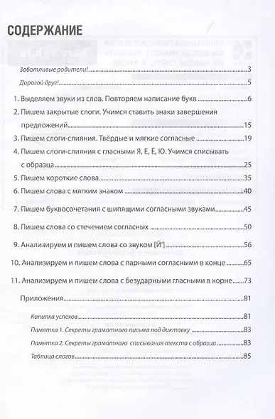 Тренажер для профилактики и коррекции дисграфии и дизорфографии. 1-2 классы - фото 3