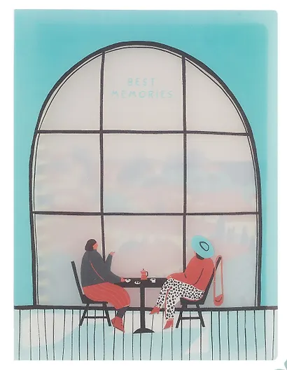 Тетрадь на кольцах в клетку Greenwich Line, Best memories, 80 листов - фото 2