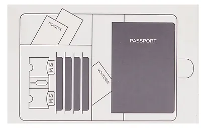 Обложка для паспорта и карточек, леопардовый принт - фото 7