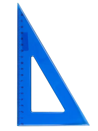 Угольник 18 см 45*90*45, в ассортименте - фото 4