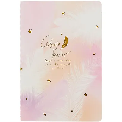 Тетрадь 36л лин. "Feather" ассорти, сшивка - фото 3