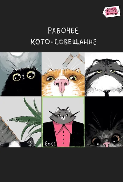 Тетрадь общая «Кото - совещание», 80 листов в клетку, А4 - Listoff - фото 8