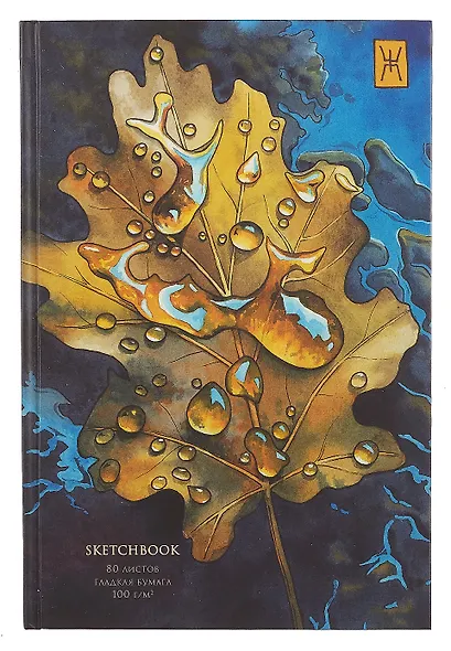 Скетчбук А5+ 80л "SKETCHBOOK. Осень" 100г/м2, мат.ламинация, 7БЦ, офсет - фото 1