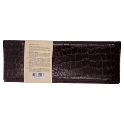 Планинг дат. 2026г. 56л "Business Premium. Grand croco" бордо, 7Б, тв.переплет, настольный, иск.кожа, обл.поролон, евроспираль, съемный тонир.блок, мет.уголки, инд.уп - фото 2