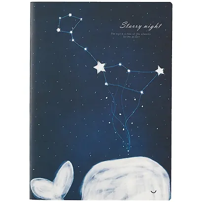 Тетрадь в линейку Starry night, B5, 40 листов, в ассортименте - фото 5
