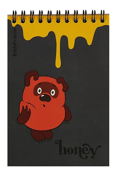 Блокнот А6 60л кл. "Винни-Пух" клетка, офсет 60г/м2, спираль, Erich Krause - фото 4