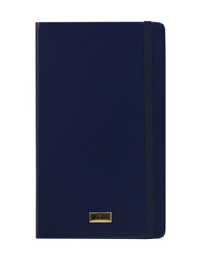 Книга для записей А5- 70л кл. "Universal" синяя, инт.переплет, Schiller - фото 1