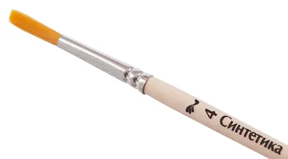 Кисть синтетика круглая №4, Артком - фото 3