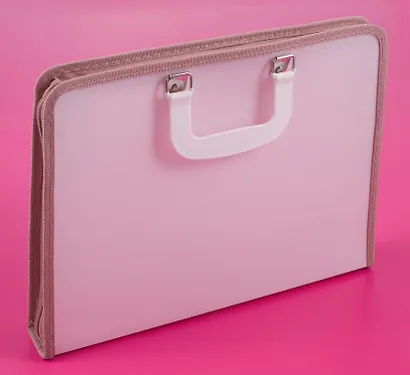 Портфель А4, 6 отделений, пластик, в ассортименте - фото 3