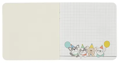 Записная книжка 130*130 32л "Блокнот с французскими бульдогами" ассорти - фото 3