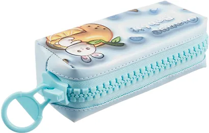 Пенал с большой молнией "Каваи" эффект 3D, ассорти - фото 5