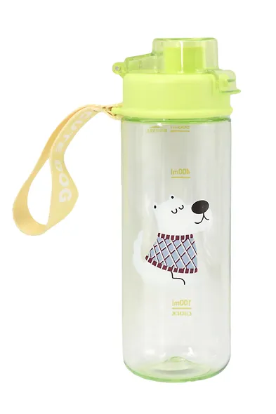 Бутылка Собачка Cute Dog (зеленая крышка, пластик) (600мл) (12-7306-202510-STB-53) - фото 1