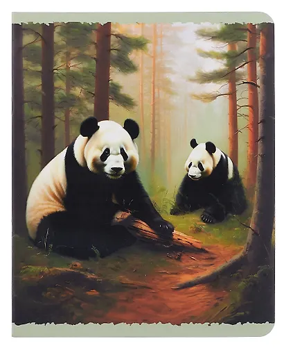 Тетрадь в клетку "Утро в сосновом бору", 48 листов, в ассортименте - фото 3