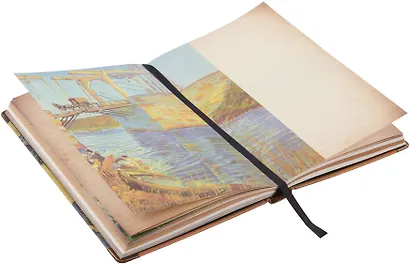 Книга для записей "Ван Гог. Подсолнухи" А5, твердая обложка - фото 3