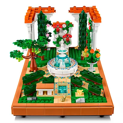 10359 Конструктор LEGO Icons Сад с фонтаном, 1302 деталей, возраст 18+ - фото 9