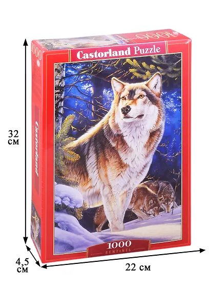 Пазл Страж. Волк, 1000 деталей Castor Land C-104062 - фото 2