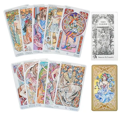 Таро ГАЛЕРЕЯ / Terot Art Nouveau (78 карт+руководство) - фото 2