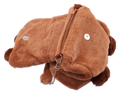 Рюкзачок-игрушка плюшевый Капибара (17х14) (12-00830-202406-1) Bookvalno - фото 7