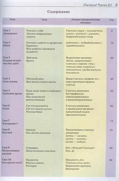 Поехали! Русский язык для взрослых. Базовый курс. Учебник. Часть 2.1 - фото 2