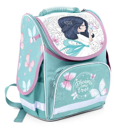 Ранец BASIC mini "MAGIC GIRL" 1 отд., 33*25*13см, жестк. каркас - фото 3