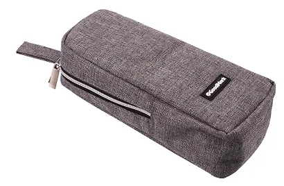 Пенал-косметичка "Private", вертикальный, серый, 21х9х6 см - фото 2