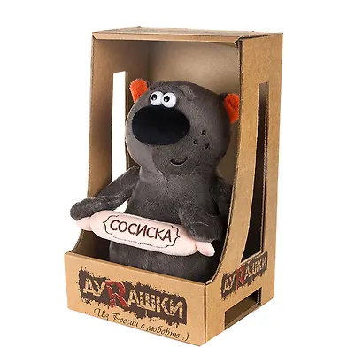 Игрушка мягкая, MaxiToys, Котофей & Sosiska, 24см - фото 2