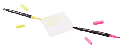 Маркеры для скетчинга 18 цветов, двусторонние пулевидный/кисть, Art idea - фото 5