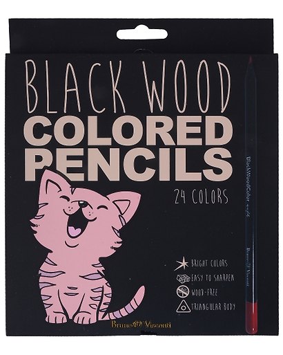 Карандаши цветные «BlackwoodColor», Bruno Visconti, 24 цвета, в ассортименте - фото 6