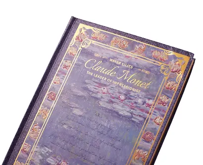 Книга для записей "К. Моне. Водяные лилии" А5, твердая обложка - фото 4