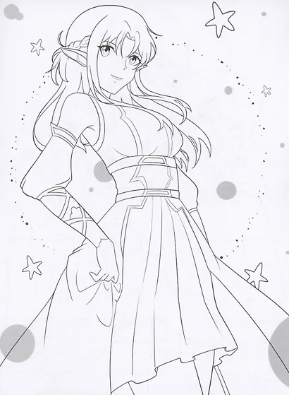 Аниме-раскраска. Косплей - фото 2