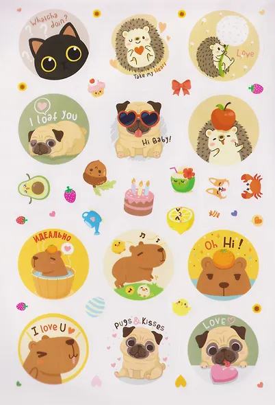 Kawaii Улыбайся! Наклейки - фото 4