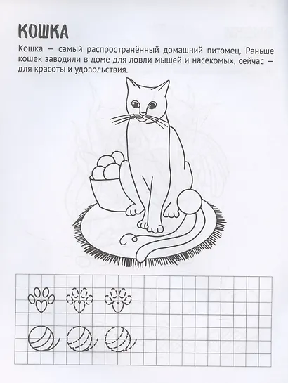 Готовим руку к письму. Раскраска с прописями. Домашние питомцы. Для детей 5-7 лет - фото 4