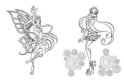 Winx Club. Твори волшебство! Большая раскраска - фото 8