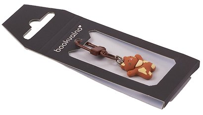 Брелок-подвеска Котик с банданой (коричневый) (2,5см) (пластик/металл) (12-202509-YSK-13) - фото 2