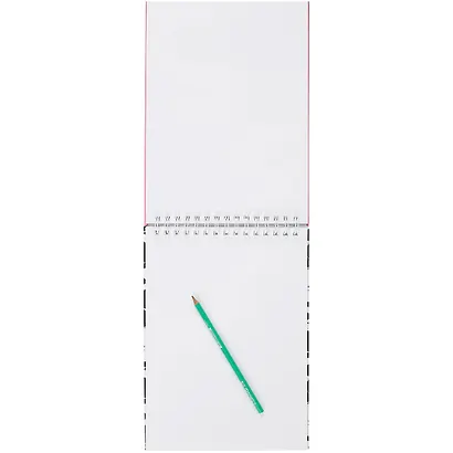 Скетчбук А4 80л "Панда" белый офсет, 100г/м2, тв.обложка, спираль - фото 2