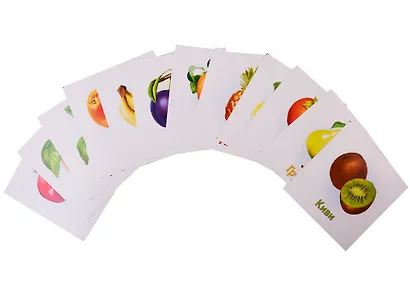 Фрукты. Развивающие карточки - фото 2