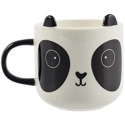 Кружка с ушками Панда (керамика) (540мл) (12-Rongtai-M003) - фото 1