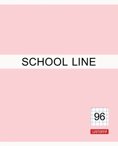 Тетрадь в клетку Listoff, Basic line, 96 листов, в ассортименте - фото 7