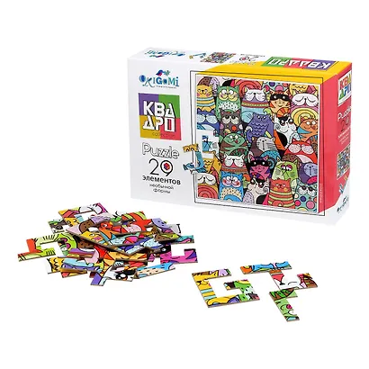 Пазл "Коты", 29 элементов - фото 3