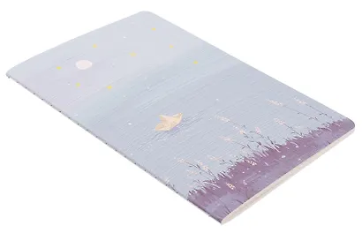 Тетрадь 34 листа в клетку "Морской берег" сшивка, в ассортименте - фото 3