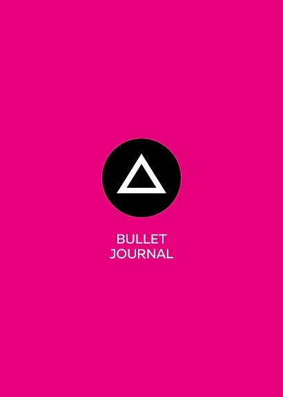 Блокнот. Bullet journal (треугольник) (по мотивам сериала "Игра в кальмара") (формат А4, мягкая обложка, круглые углы) - фото 1