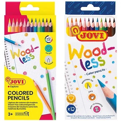 Карандаши цветные Jovi, 12 цветов - фото 4