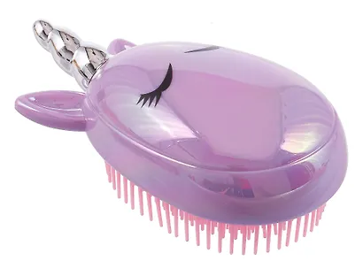Расческа для волос единорог (сиреневая) (12см) (BHB1-02) (Shinewell) - фото 4
