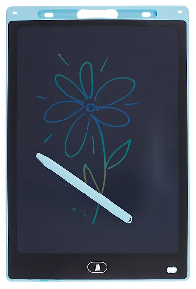 Графический планшет. Синий (12 дюймов, стилус, батарейка CR2025) - фото 2