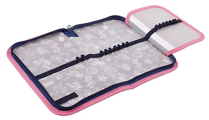 Пенал 1 отделение "Яркие бабочки" 21*13,5 см, молния, полиэстер - фото 3