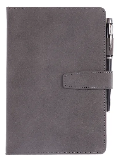 Набор канцелярский "Gray" книга для записей, ручка шариковая - фото 2