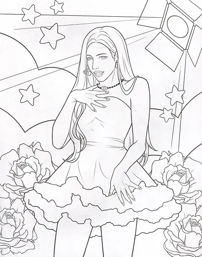 K-POP. Раскраска - фото 4