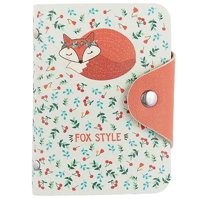 Визитница Лисичка (20 карт) (PU) (11×8) (блистер) (12-11592-ZY-14) - фото 1